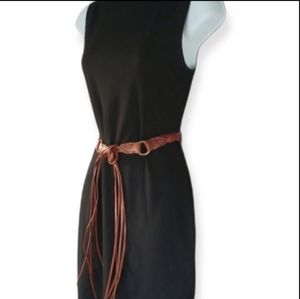 Black cotton ribbed Black Dress Size S